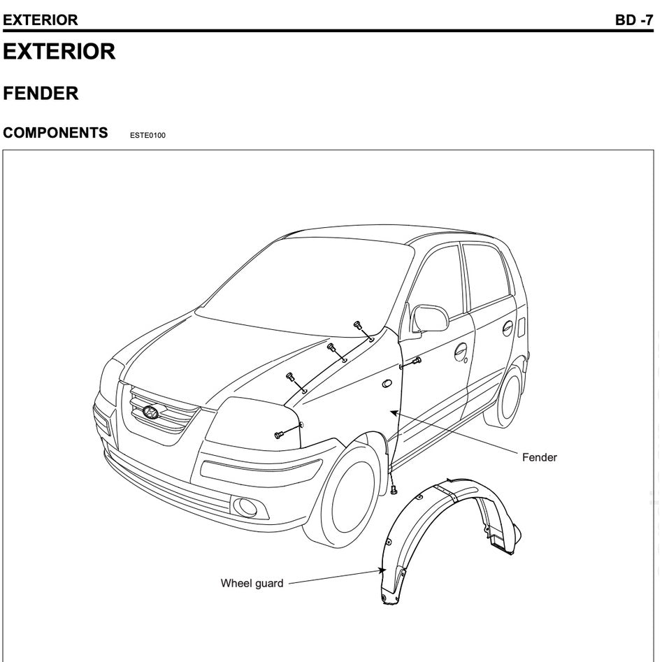 INOKOM / HYUNDAI ATOS PRIME 2003-2014 Full Manual Set – Repair & Maintenance Manual