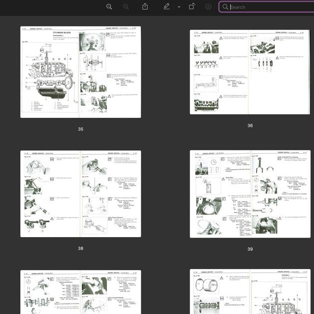 [CLASSIC] TOYOTA "F" SERIES ENGINE 1975-1988 Full Manual Set – REPAIR MANUAL