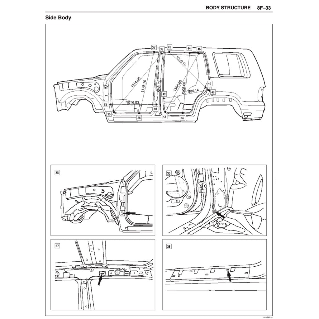 ISUZU TROOPER UX/UBS SERIES 1998-2003 Full Manual Set – Repair & Maintenance Manual