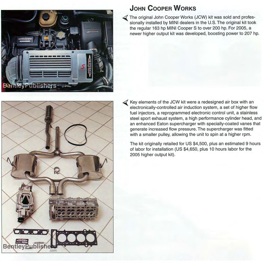 MINI COOPER S R50 R52 R53 JCW 2001-2006 Full Manual Set – WORKSHOP SERVICE REPAIR MANUAL