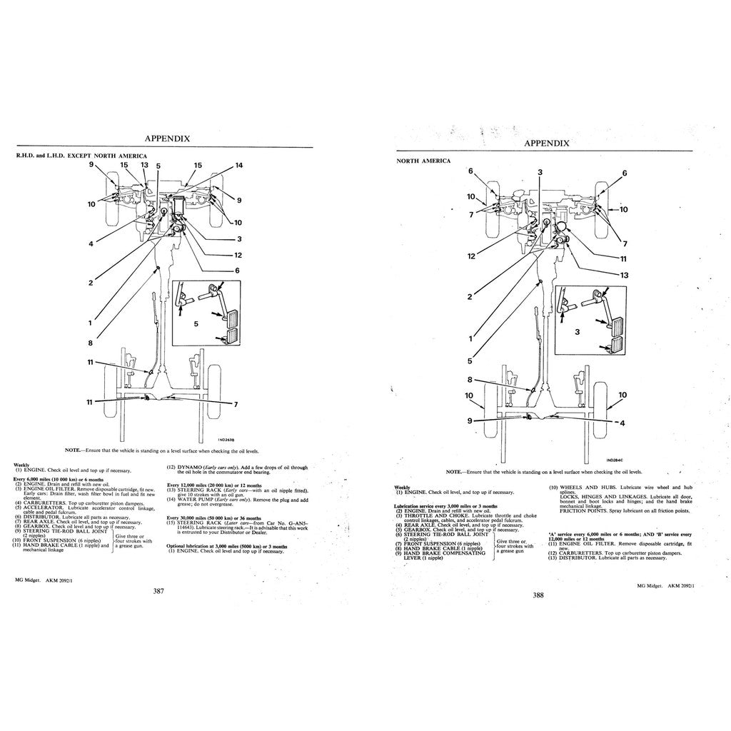 [CLASSIC] MG MIDGET/ SPRITE MKII, MKIII, MKIV Full Manual Set – FACTORY Repair & Maintenance Manual