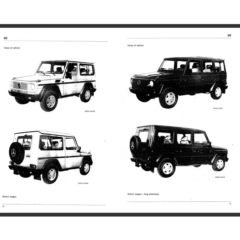 MERCEDES BENZ G-CLASS W463 1990-2018 Full Manual Set – Repair & Maintenance Manual