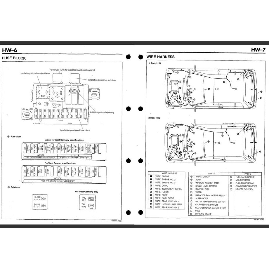 PERODUA KANCIL MKI 1990-2001 Full Manual Set – Repair & Maintenance Manual