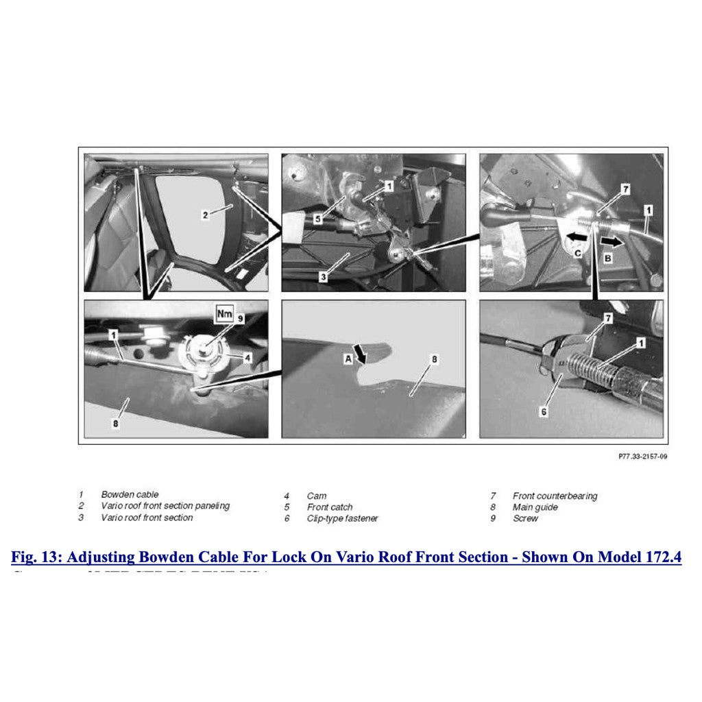 MERCEDES-BENZ SLK R172 2011-2020 Full Manual Set – VARIO ROOF SERVICE REPAIR MANUAL