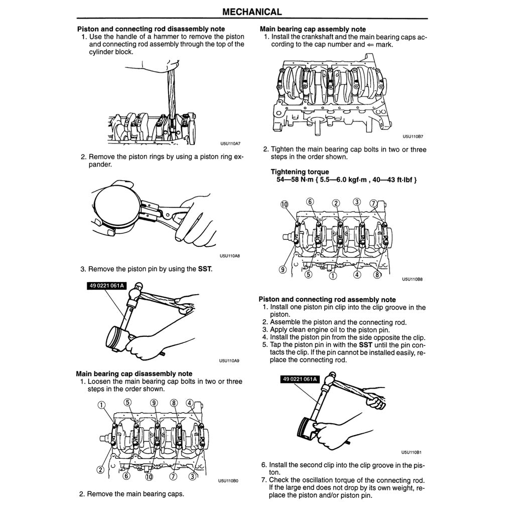 MAZDA MX-5 MIATA NA SERIES 1997 Full Manual Set – Repair & Maintenance Manual