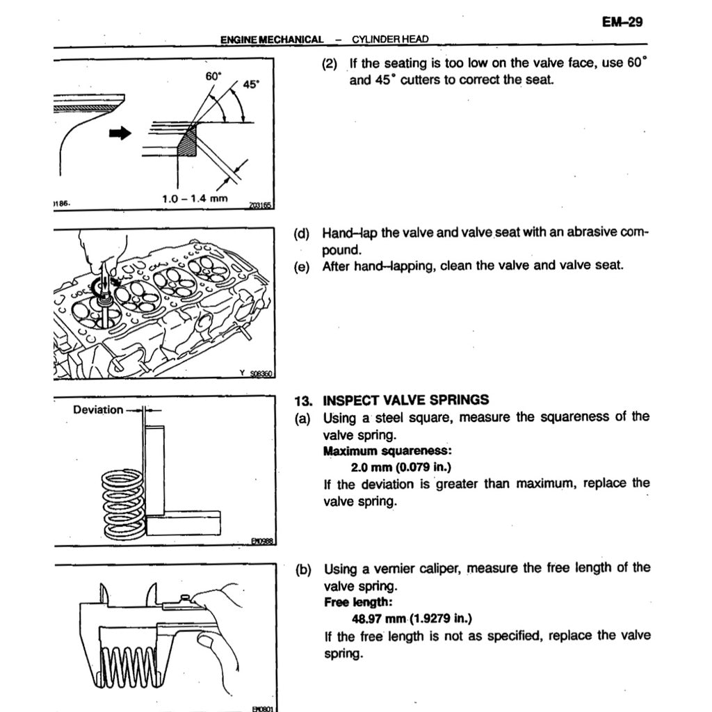 4AGE TOYOTA ENGINE 4A-GE 20V Full Manual Set – "BLACKTOP" Repair & Maintenance Manual and DIAGNOSTIC MANUAL and WIRING DIAGRAMS/ECU PINOUTS