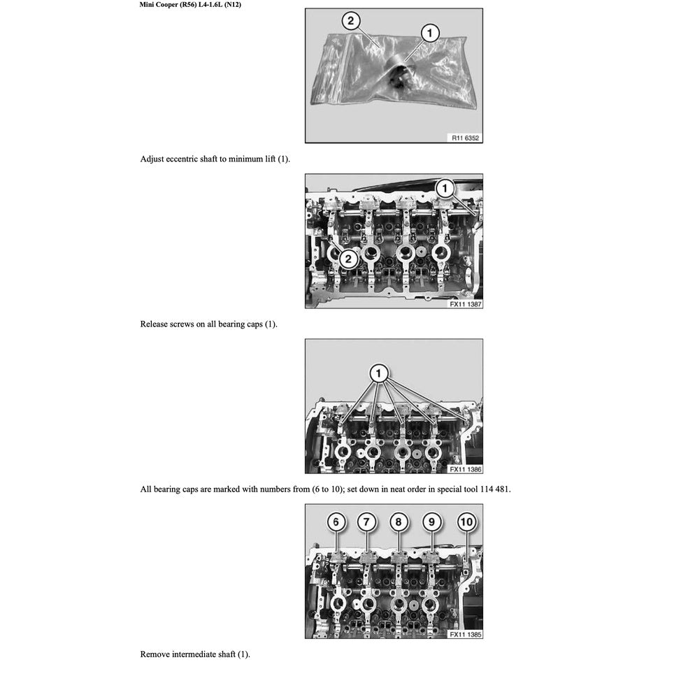 MINI COOPER R55/56/57 N12 2006-2012 Full Manual Set – ENGINE Repair & Maintenance Manual and COMPONENT LOCATIONand WIRING