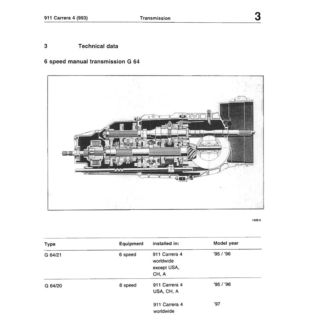 PORSCHE 911 993 1994-1998 Full Manual Set – Repair & Maintenance Manual and Spare Parts Catalog