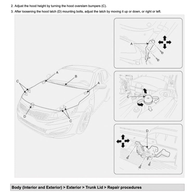 KIA OPTIMA K5 TF 2010-2015 Full Manual Set – Repair & Maintenance Manual