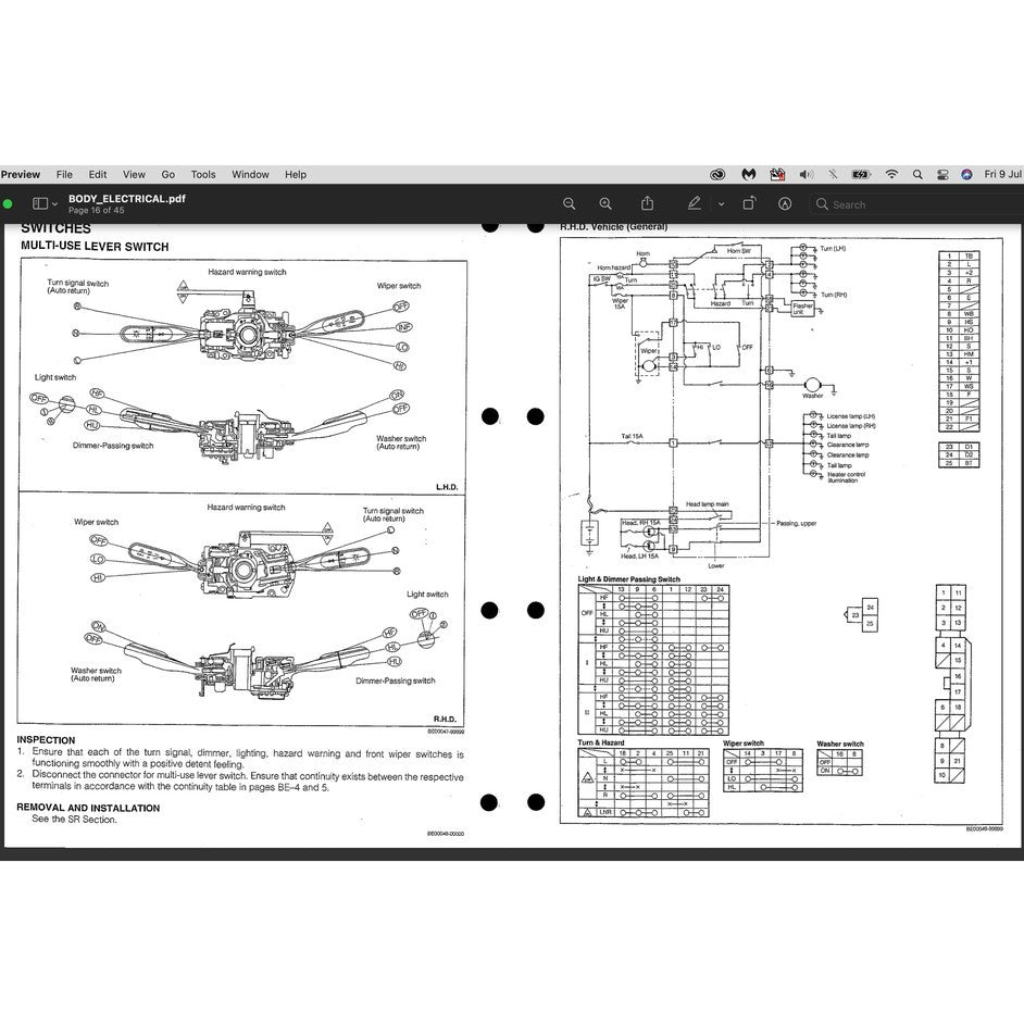 PERODUA KANCIL MKI 1990-2001 Full Manual Set – Repair & Maintenance Manual