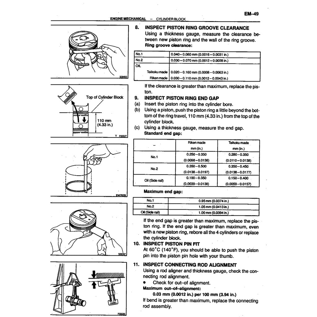 4AGE TOYOTA ENGINE 4A-GE 20V Full Manual Set – "BLACKTOP" Repair & Maintenance Manual and DIAGNOSTIC MANUAL and WIRING DIAGRAMS/ECU PINOUTS