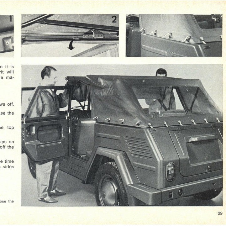 [CLASSIC] VW 181 "THING" 1968-1983 Full Manual Set – Repair & Maintenance Manual/ PARTS LIST/ PARTS INTERCHANGE LIST/ DRIVER HANDBOOK KOMBO