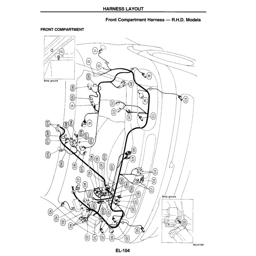 NISSAN SERENA C23 1991-2001 Full Manual Set – Repair & Maintenance Manual