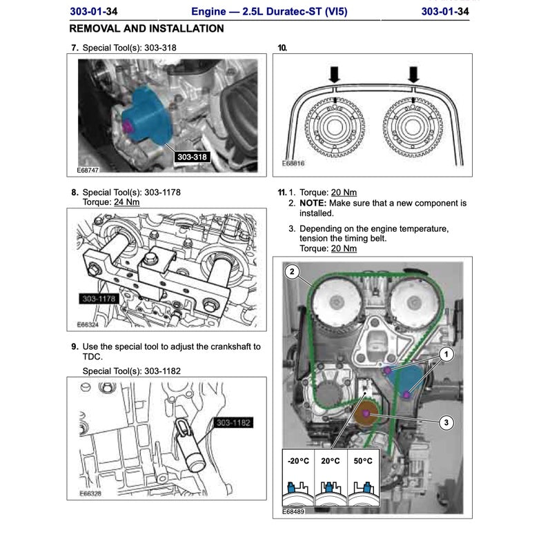 FORD FOCUS ST MK2 C307 2005-2010 Full Manual Set – Repair & Maintenance Manual