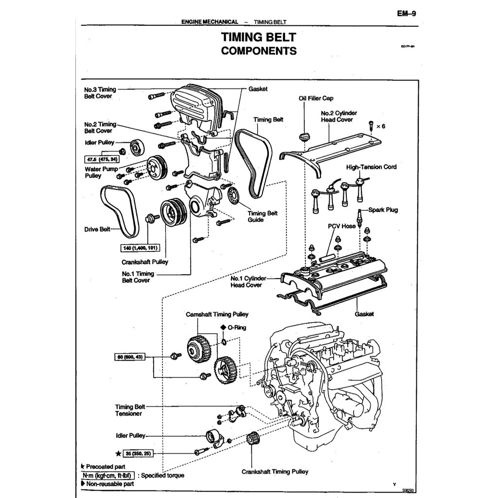 4AGE TOYOTA ENGINE 4A-GE 20V Full Manual Set – "BLACKTOP" Repair & Maintenance Manual and DIAGNOSTIC MANUAL and WIRING DIAGRAMS/ECU PINOUTS