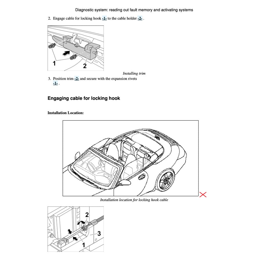 PORSCHE 911 997 2004-2013 Full Manual Set – CONVERTIBLE TOP/ TARGA TOP SERVICE REPAIR MANUAL