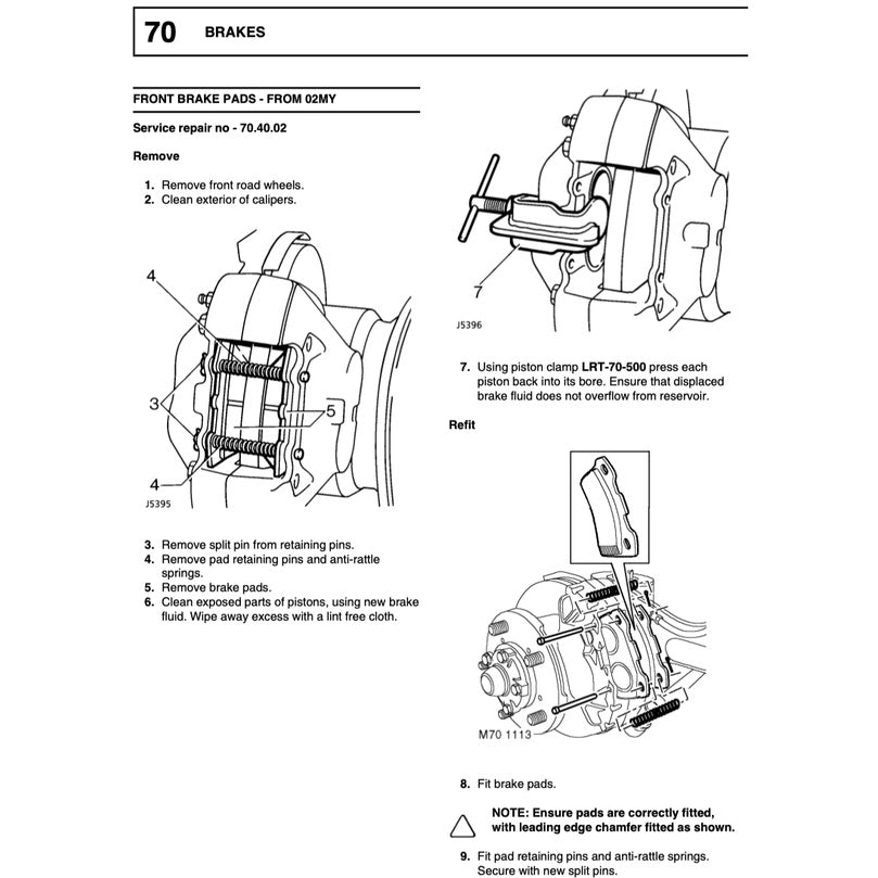 LAND ROVER DEFENDER TD5 1998-2006 Full Manual Set – Repair & Maintenance Manual