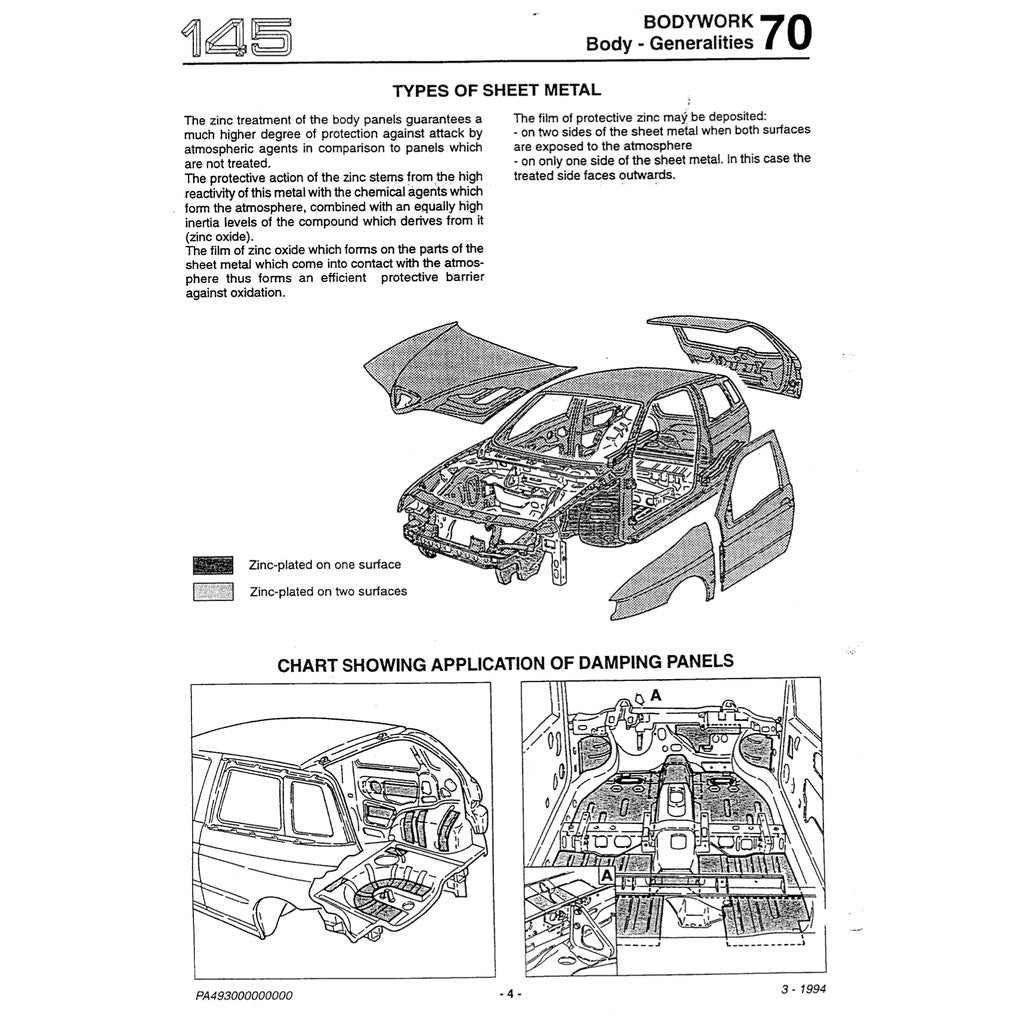 ALFA ROMEO 145-146 TYPE 930 A/B 1995-2003 Full Manual Set – Repair & Maintenance Manual