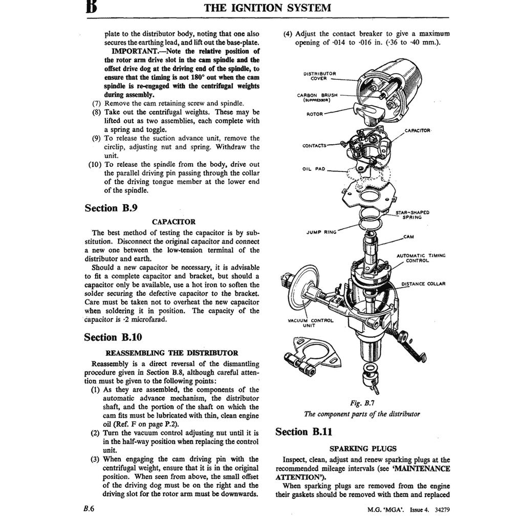 [CLASSIC] MG MGA 1955-1962 Full Manual Set – Repair & Maintenance Manual