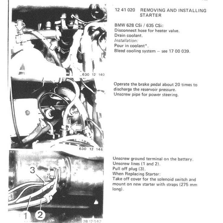 BMW 628/630/633/635 CSI TYPE E24 1983-1989 Full Manual Set – Repair & Maintenance Manual