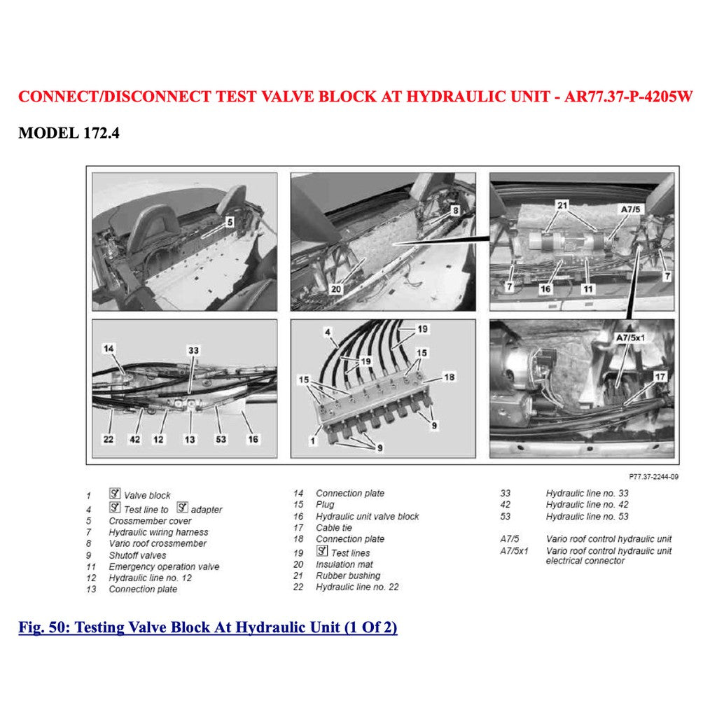 MERCEDES-BENZ SLK R172 2011-2020 Full Manual Set – VARIO ROOF SERVICE REPAIR MANUAL