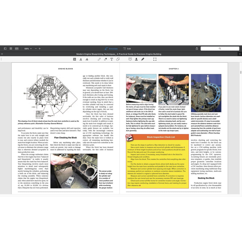 Modern Engine Blueprinting Techniques: A Practical Guide to Precision Engine Blueprinting - Pro Series - SA251