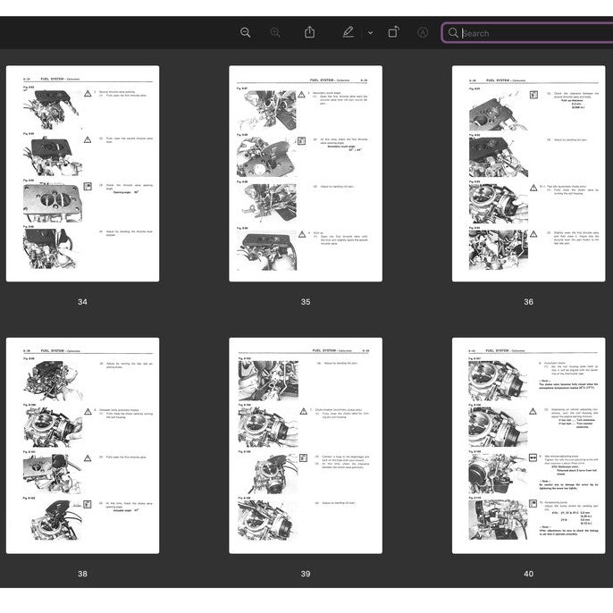 [CLASSIC] TOYOTA "T" SERIES ENGINE 1978-1988 Full Manual Set – REPAIR MANUAL