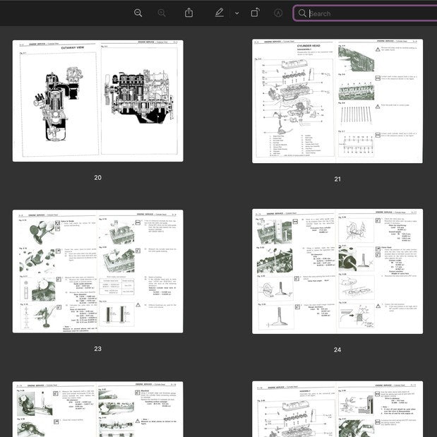 [CLASSIC] TOYOTA "F" SERIES ENGINE 1975-1988 Full Manual Set – REPAIR MANUAL