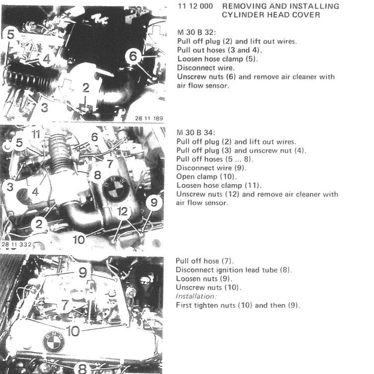 BMW 628/630/633/635 CSI TYPE E24 1983-1989 Full Manual Set – Repair & Maintenance Manual