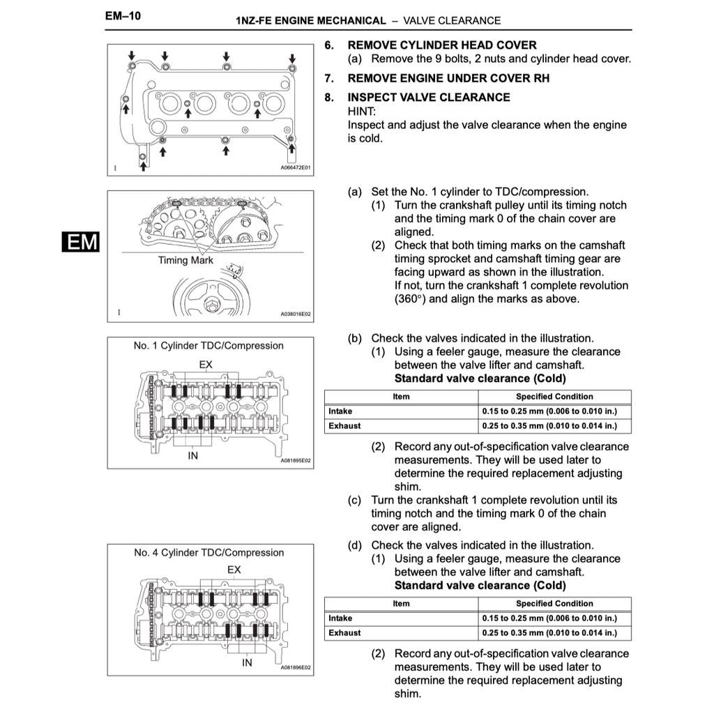 TOYOTA bB 2000-2005 Full Manual Set – Repair & Maintenance Manual