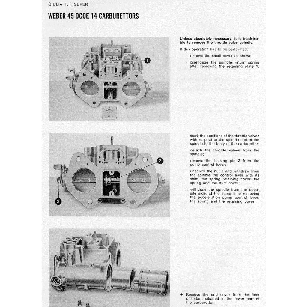 [CLASSIC] ALFA ROMEO GIULIA TI TYPE 105 1962-1978 Full Manual Set – SERVICE REPAIR SHOP MANUAL