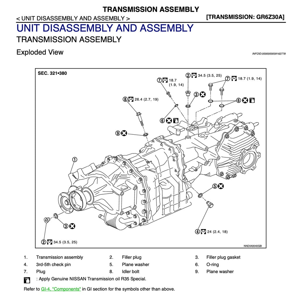 NISSAN GT-R R35 2007-2014 Full Manual Set – Repair & Maintenance Manual