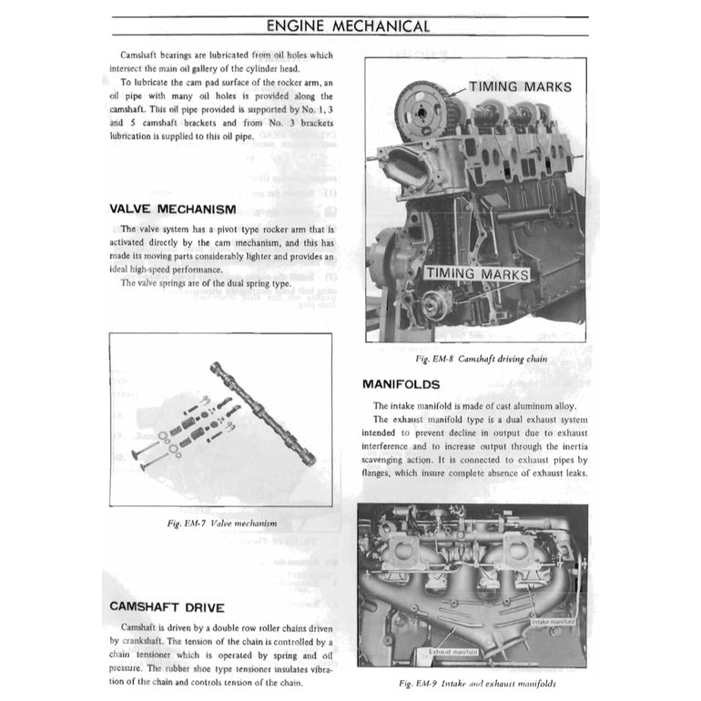 DATSUN 240Z S30 1969-1973 Full Manual Set – Repair & Maintenance Manual and Spare Parts Catalog
