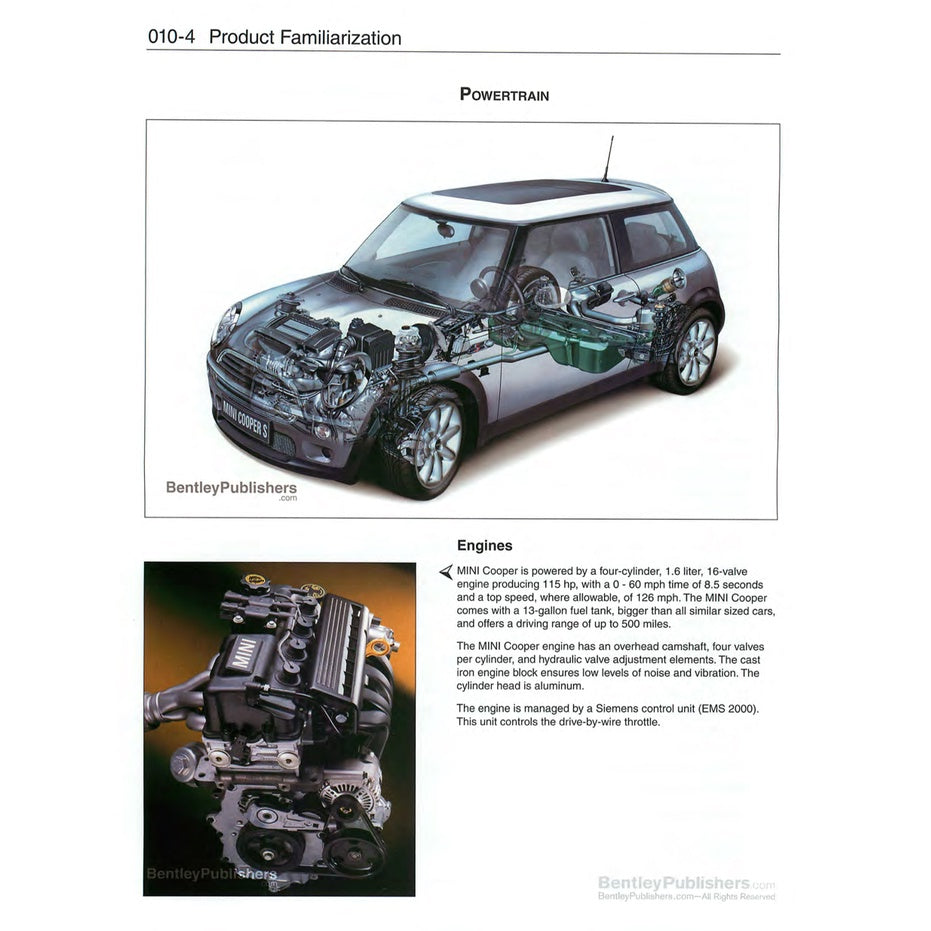 MINI COOPER S R50 R52 R53 JCW 2001-2006 Full Manual Set – WORKSHOP SERVICE REPAIR MANUAL