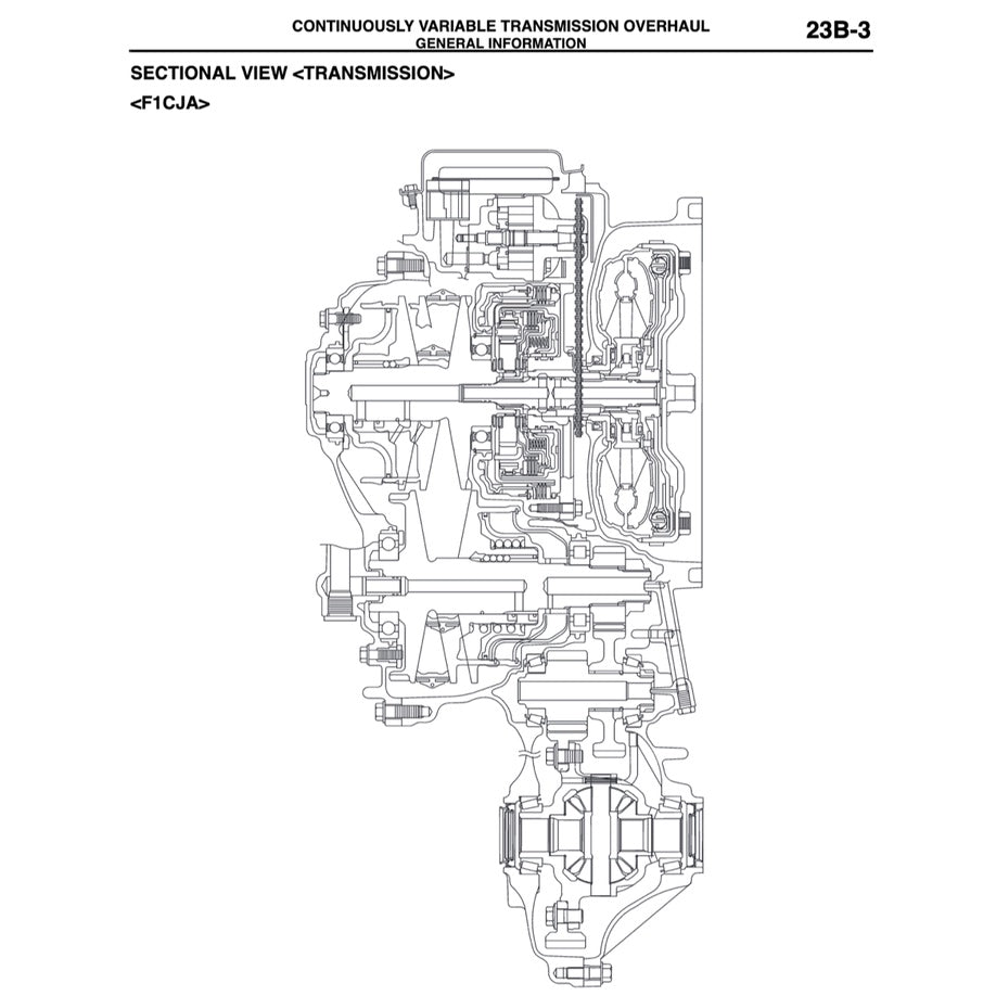 MITSUBISHI OUTLANDER III GF 2013-2018 Full Manual Set – Repair & Maintenance Manual
