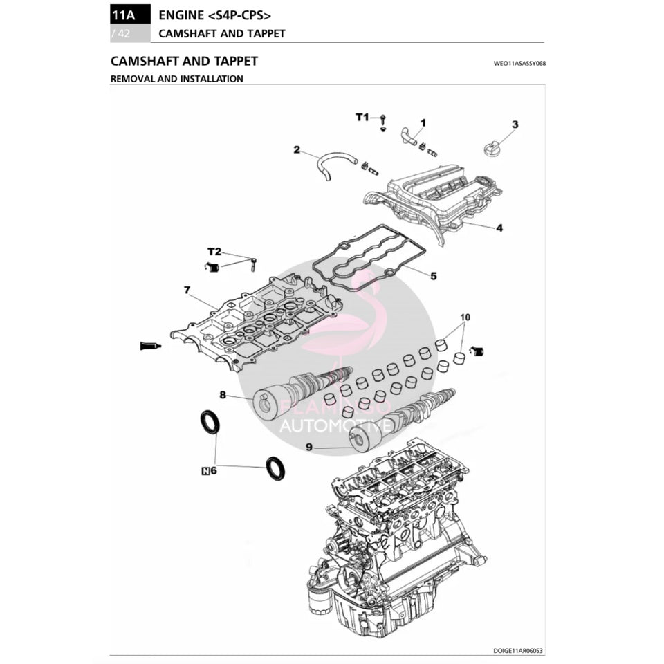 PROTON CAMPRO S4P-CPS ENGINE Workshop Repair Manual / PROTON GEN2 / WAJA / SATRIA NEO /EXORA