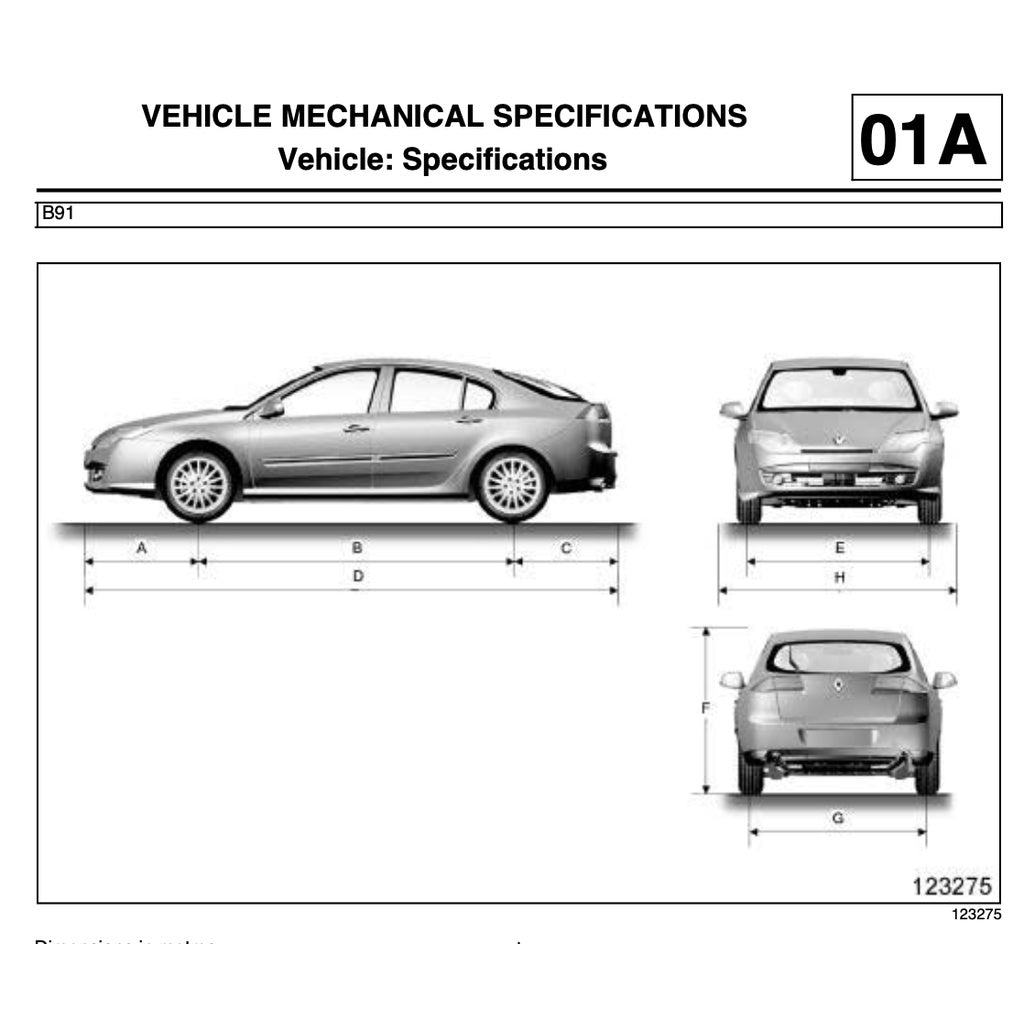 RENAULT LAGUNA III 2007-2015 Full Manual Set – Repair & Maintenance Manual