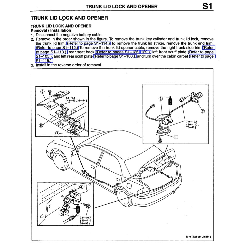 MAZDA 323 FAMILIA / PROTEGE BH 1994-1998 Full Manual Set – Repair & Maintenance Manual