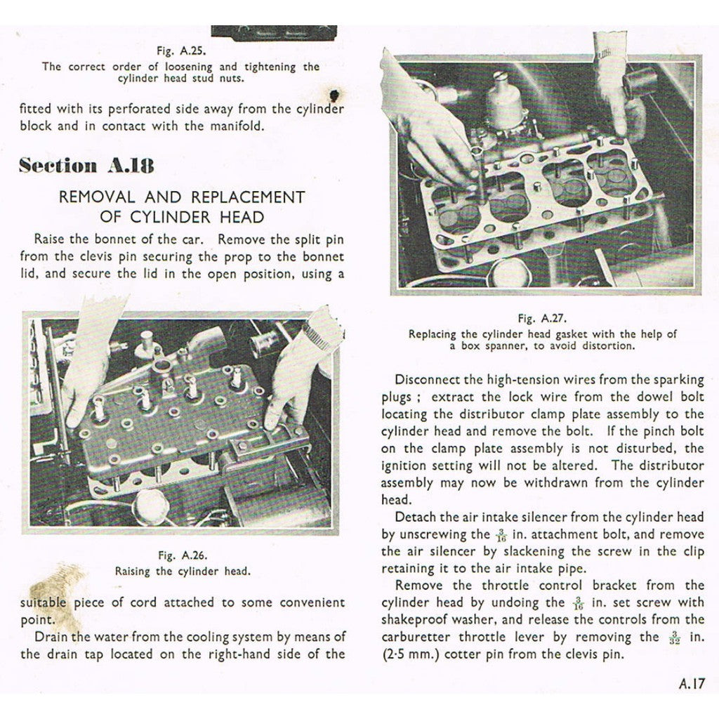 [CLASSIC] MORRIS MINOR "MM" SERIES SPLIT-SCREEN 1948-1952 Full Manual Set – Repair & Maintenance Manual