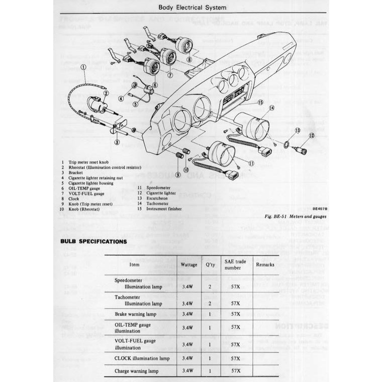 DATSUN 280Z S30 1975-1978 Full Manual Set – Repair & Maintenance Manual and Spare Parts Catalog
