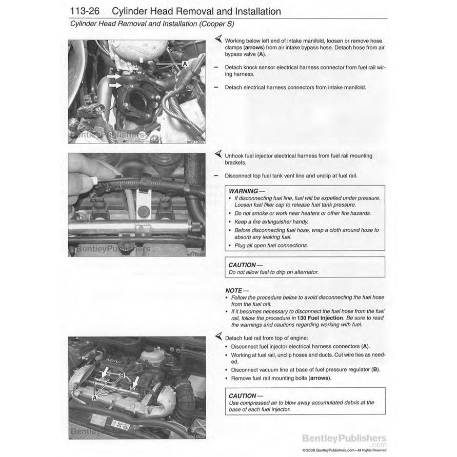 MINI COOPER S R50 R52 R53 JCW 2001-2006 Full Manual Set – WORKSHOP SERVICE REPAIR MANUAL