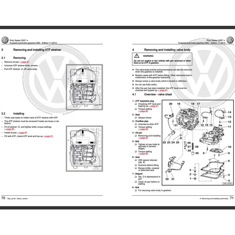 VW POLO MK4 9N 2001-2009 Full Manual Set – Repair & Maintenance Manual