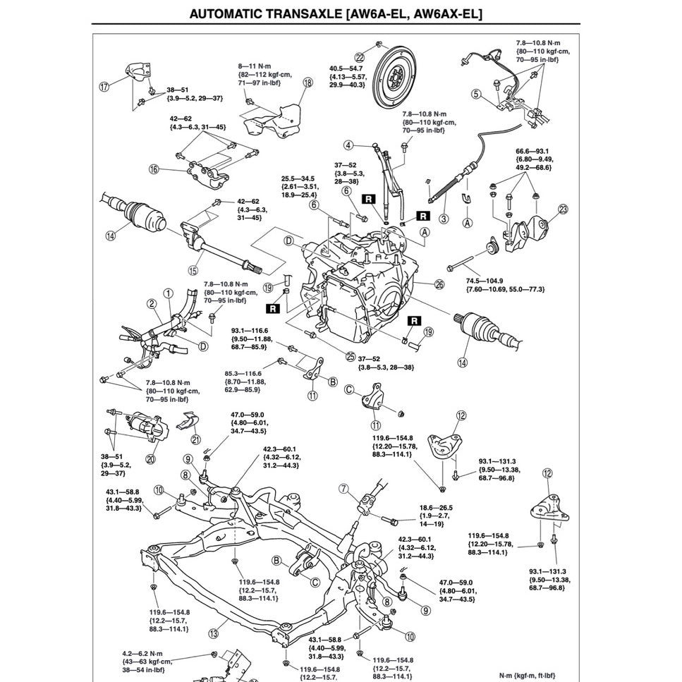 MAZDA CX-7 ER 2007-2012 Full Manual Set – Repair & Maintenance Manual