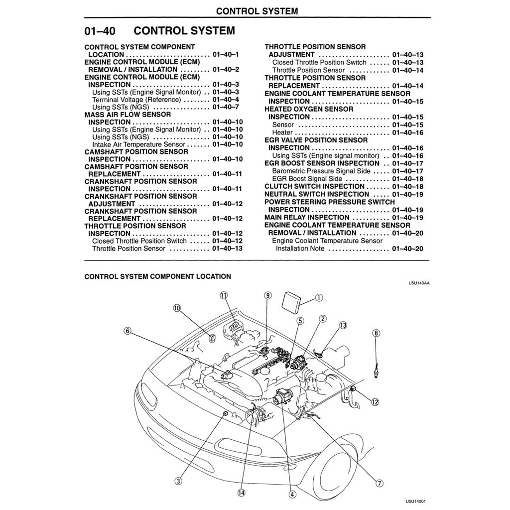 MAZDA MX-5 MIATA NA SERIES 1997 Full Manual Set – Repair & Maintenance Manual