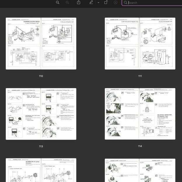 [CLASSIC] TOYOTA "F" SERIES ENGINE 1975-1988 Full Manual Set – REPAIR MANUAL