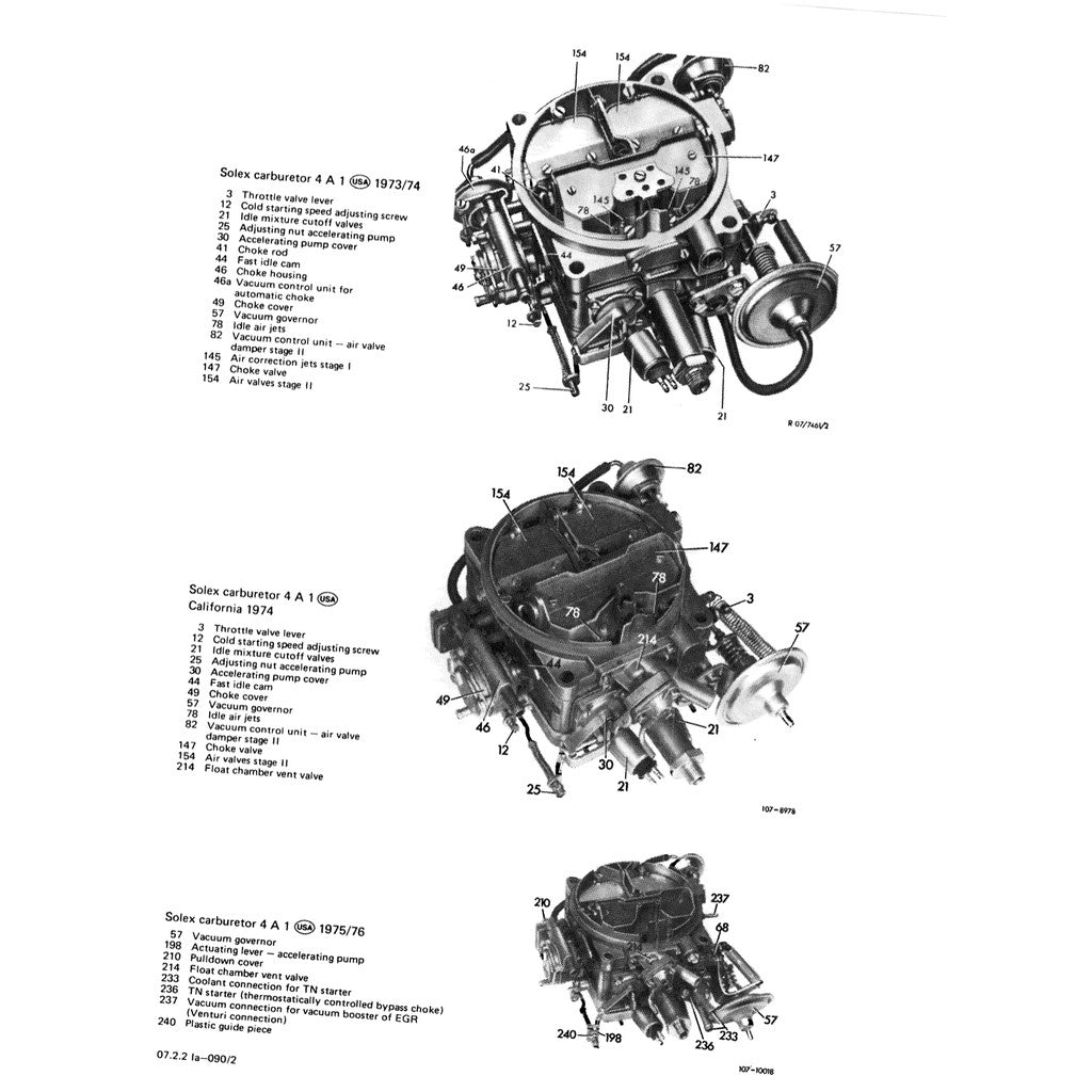 MERCEDES-BENZ ENGINE M110 1980–1996 Full Manual Set – Repair & Maintenance Manual