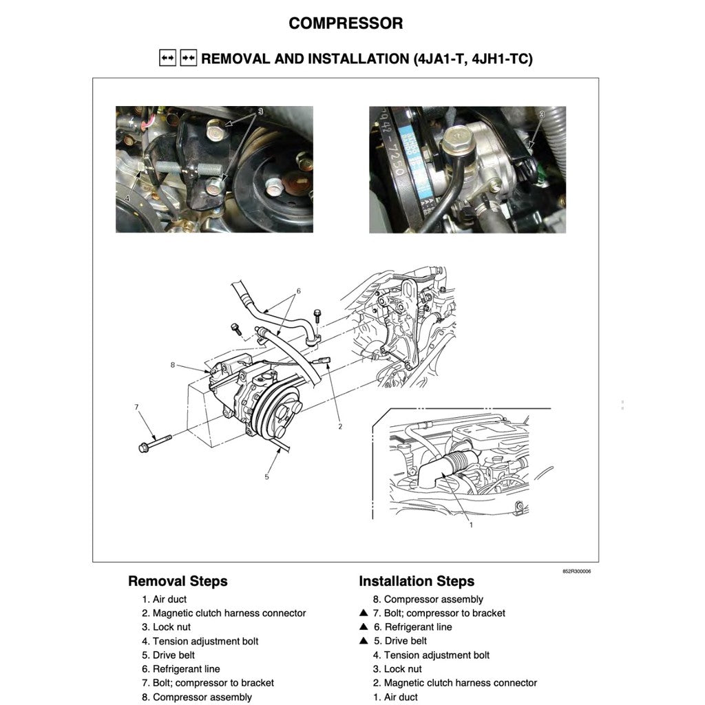 DMAX ISUZU D-MAX 2007-2012 Full Manual Set – Repair & Maintenance Manual