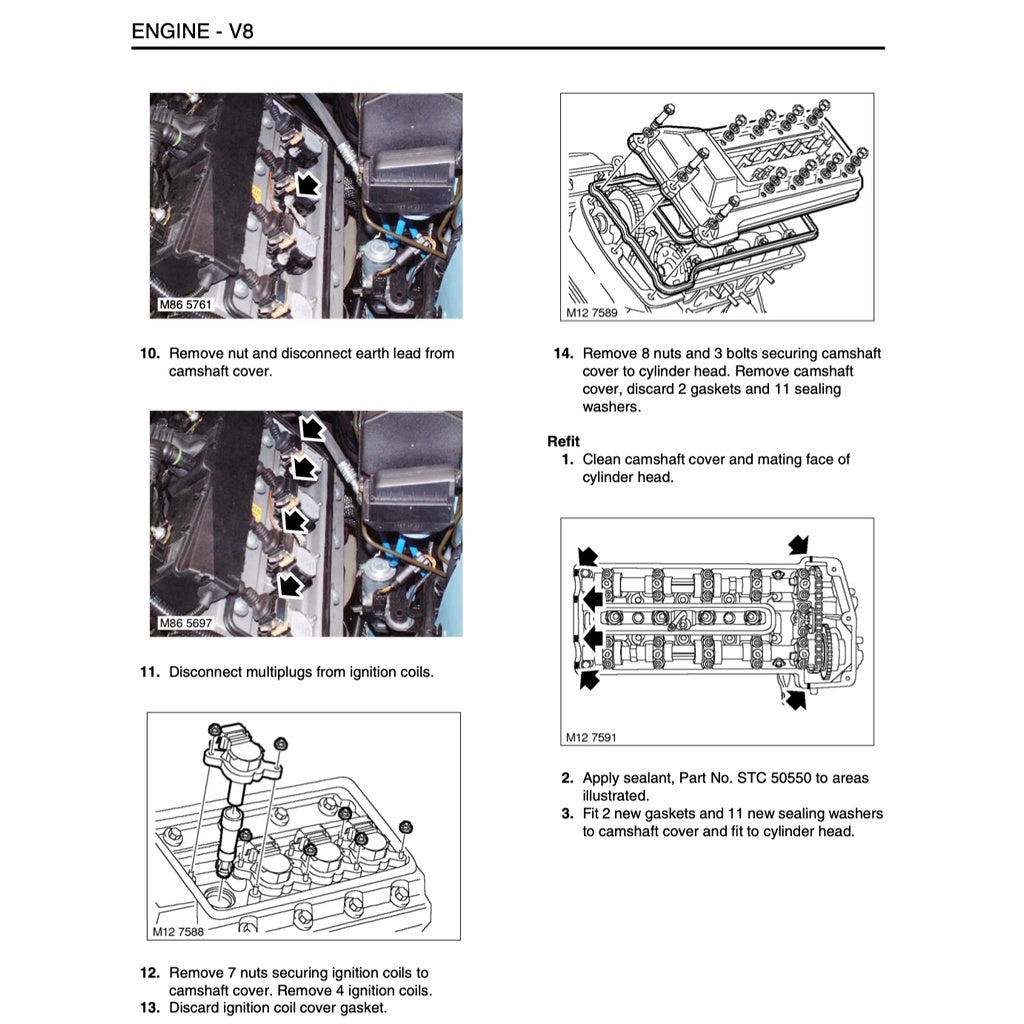 RANGE ROVER L322 2001-2012 Full Manual Set – Repair & Maintenance Manual
