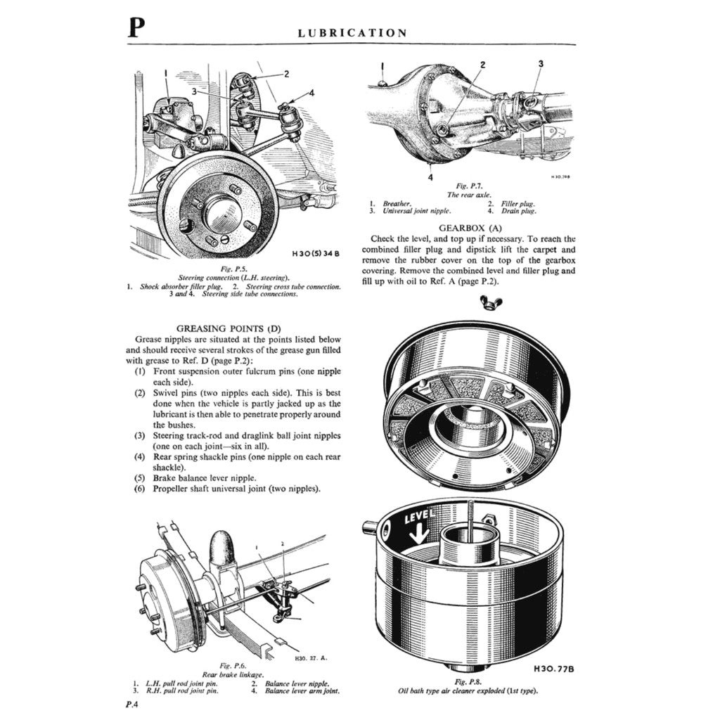 [CLASSIC] AUSTIN A30 & A35 1951-1968 Full Manual Set – Repair & Maintenance Manual
