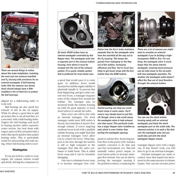 4G63 - HOW TO BUILD MAX-PERFORMANCE MITSUBISHI 4G63T ENGINE 2009 Full Manual Set – R. BOWEN - SA148